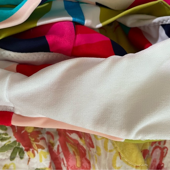 Raisins Medium Belted Bikini Bottom Bright 80’s Geometric Colorblock - Picture 4 of 4